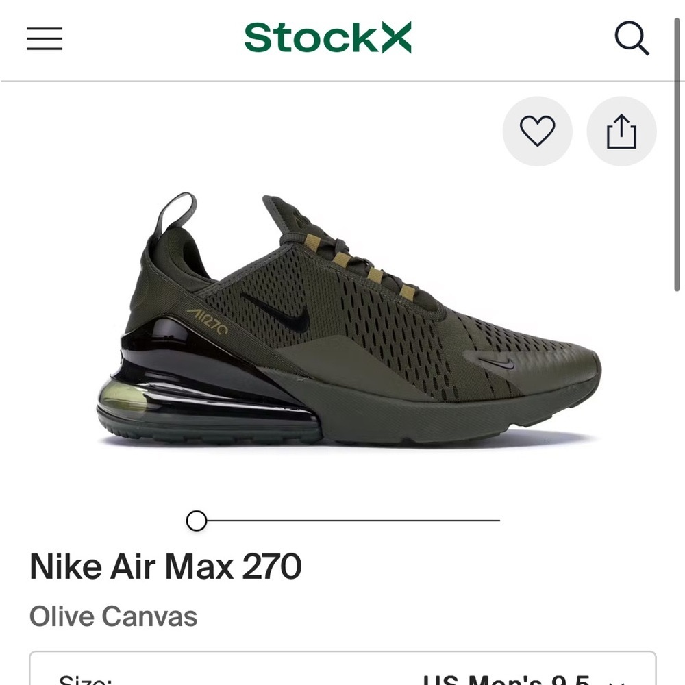 Men’s Nike Air Max 270 Size 9.5